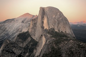 Yosemite Half-Dome at Sunset by Flickr user longdiver